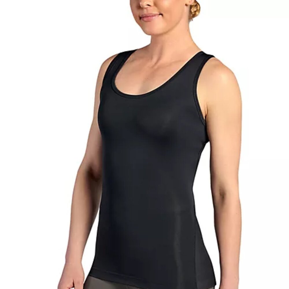 Tommie Copper Women's Lower Back Support Tank Black XL